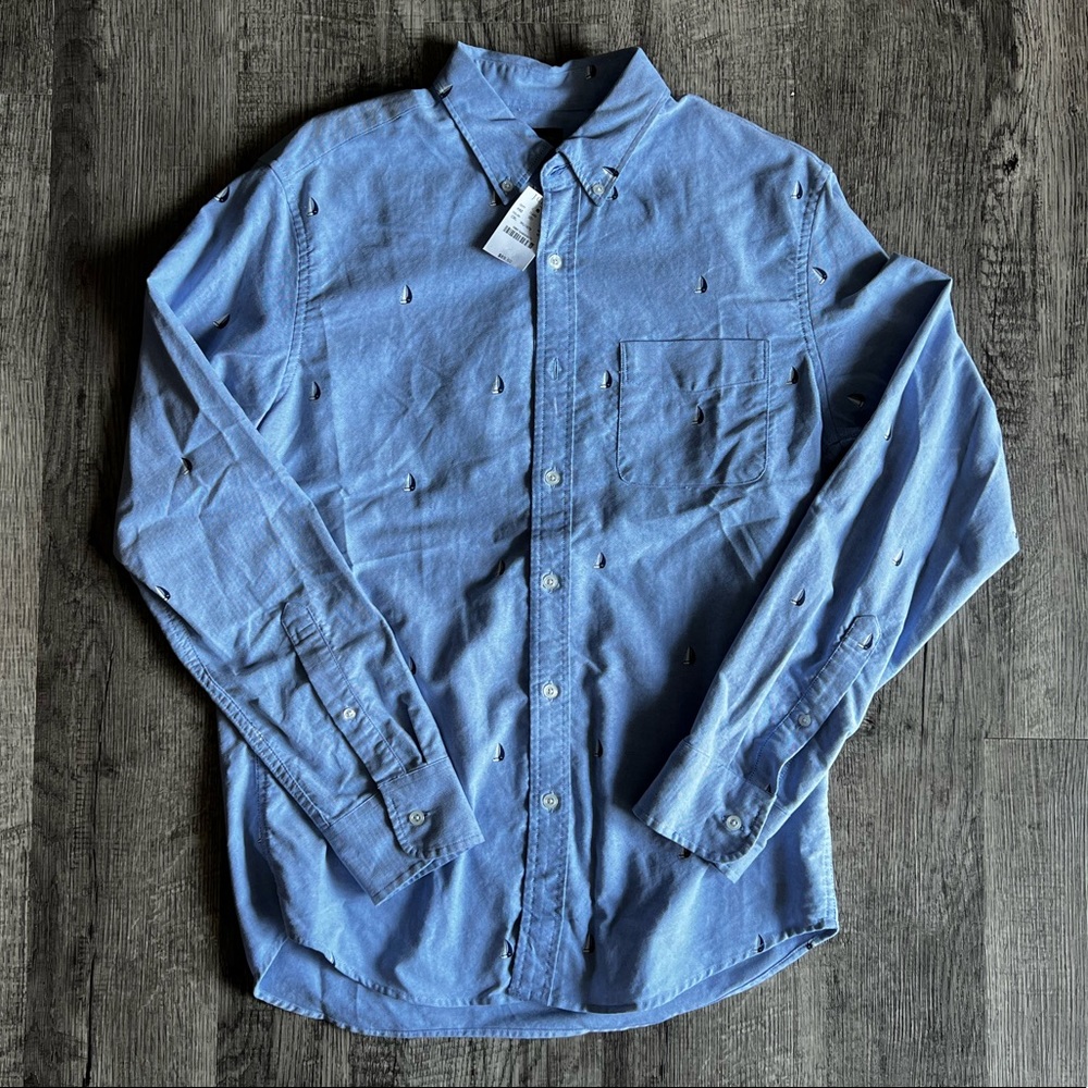 NWT J. Crew Men’s Button Up Shirt (Size M)